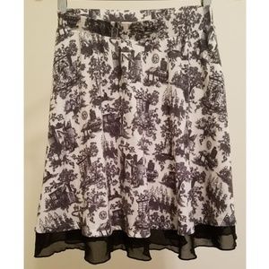 Disney Parks Authentic Haunted Mansion Skirt Small